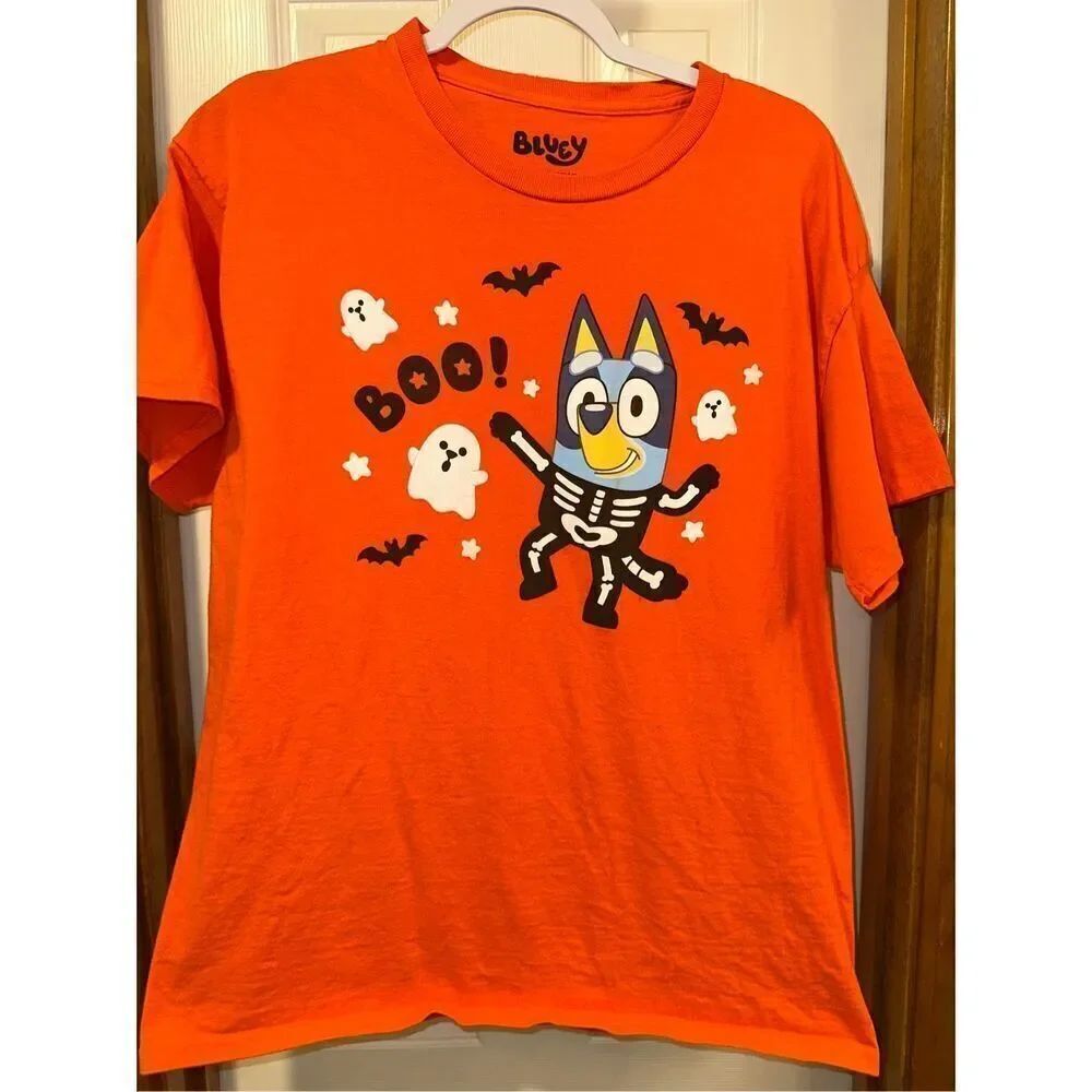 Bluey Halloween Graphic T-Shirt – Men’s Size Large – Gently Worn Once